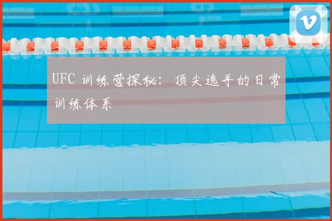 UFC 训练营探秘:顶尖选手的日常训练体系